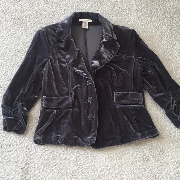 COVINGTON/CHARCOAL GRAY-VELVET JACKET - Picture 3 of 7